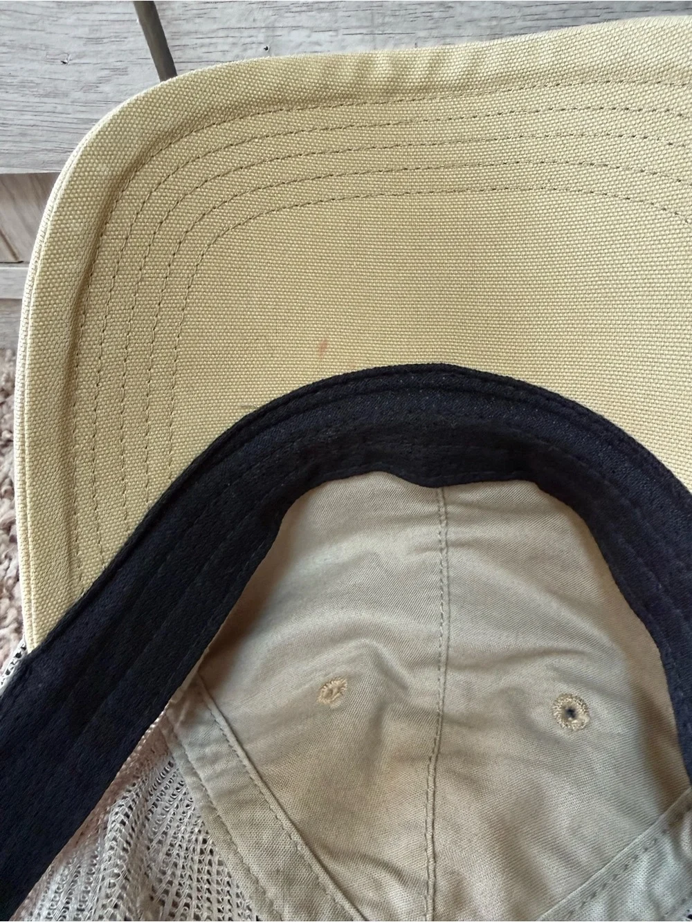 Carhartt tan canvas  Mesh Back Hat